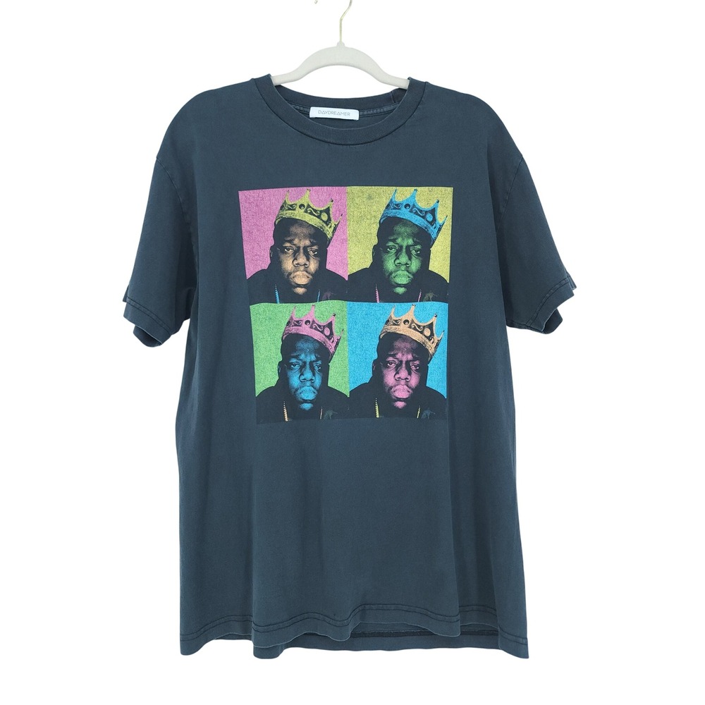 Daydreamer Biggie Smalls Graphic Tee Shirt Men M Unisex Black PopArt Band Grunge